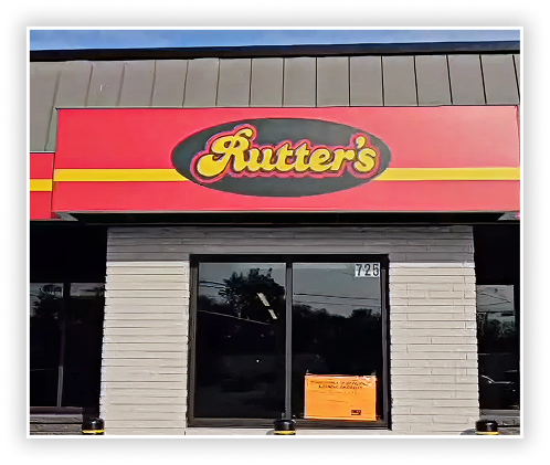 Commercial painting services, commercial building exterior with updated facade and storefront renovation