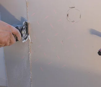 Drywall repair and surface prep before interior painting in Lancaster, PA
