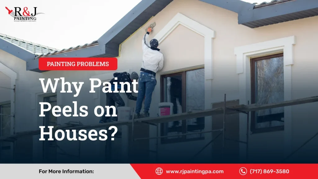 professional painter working in the exterior of a house